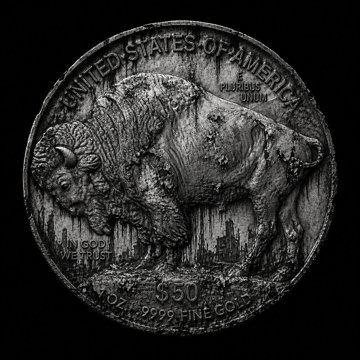 Gold Buffalo coin — 1 oz .9999 fine gold
